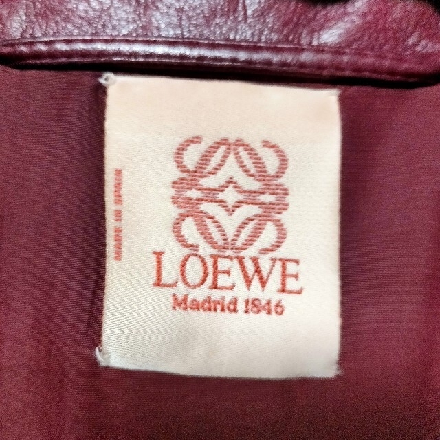 LOEWE(ロエベ)の【クリリン様専用】LOEWE レザージャケット メンズのジャケット/アウター(レザージャケット)の商品写真