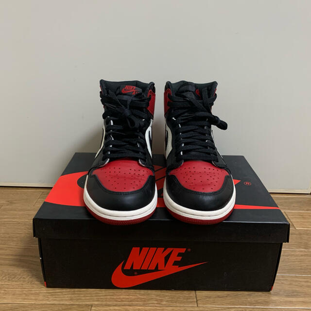 NIKE AIR JORDAN 1 RETRO HIGH OG BRED TOE