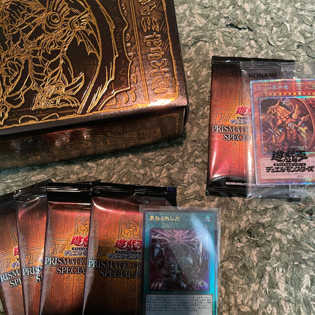 遊戯王　PRISMATIC GOD BOX ラー箱　開封後　３つセット