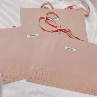 ミュウミュウ(miumiu)のmiumiu ❤︎ ショッパー(ショップ袋)