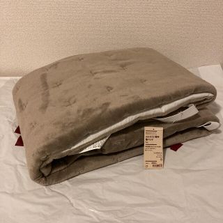 ムジルシリョウヒン(MUJI (無印良品))の無印良品　あたたかファイバームレにくい敷パッド　ベージュ　シングル(敷パッド)