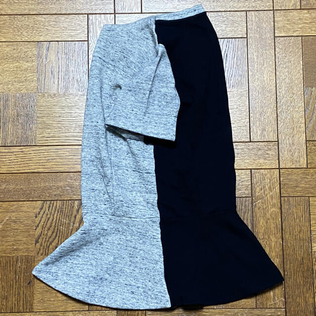 ZARA(ザラ)のザラ　ZARA バイカラートップス　ツートーンカラー　スウェット レディースのトップス(トレーナー/スウェット)の商品写真