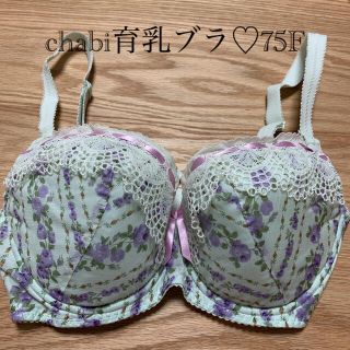 chabi育乳ハピネスブラ♡75F ４点セット♡(ブラ)