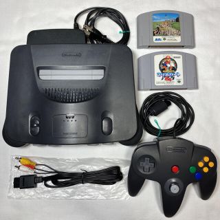 ニンテンドウ64(NINTENDO 64)の【メンテ清掃済】ニンテンドー64 マリオカート64 栄光のセントアンドリュース(家庭用ゲーム機本体)