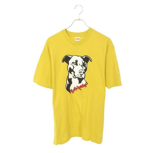 supreme 20ss pit bull tee yellow 新品