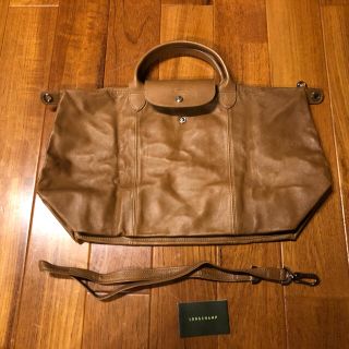 ロンシャン(LONGCHAMP)のロンシャン☆ルプリアージュキュイール☆キャメル(ショルダーバッグ)