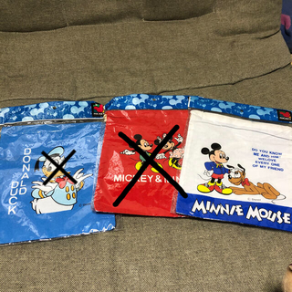 ディズニー(Disney)のミッキー 巾着袋(キャラクターグッズ)