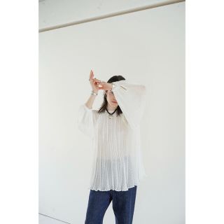 ステュディオス(STUDIOUS)のclane DOT JACQUARD SMOCK TOPS(シャツ/ブラウス(長袖/七分))