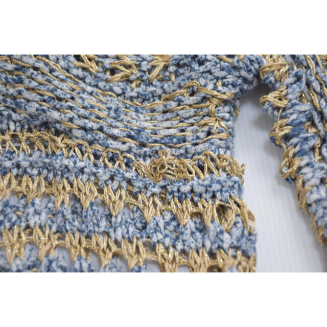 Ameri VINTAGE - AMERI アメリ SPRAY MIX FRINGE KNIT フリンジ