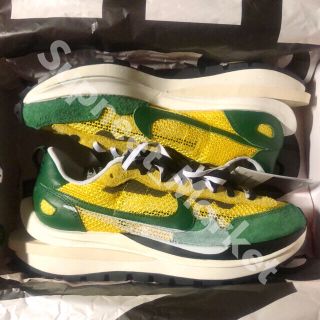 送込28!! NIKE×sacai ヴェイパーワッフル黄緑