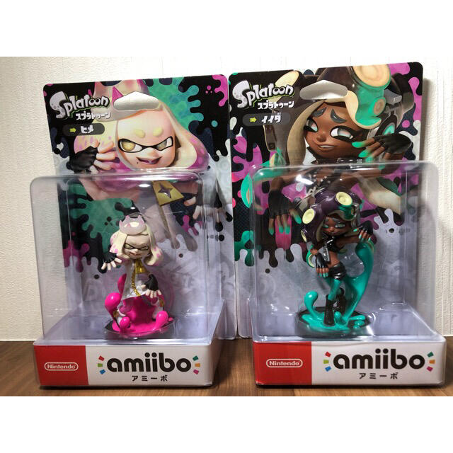 Nintendo Switch(ニンテンドースイッチ)のamiibo スプラトゥーン2 ヒメ イイダ　新品未開封 エンタメ/ホビーのフィギュア(ゲームキャラクター)の商品写真