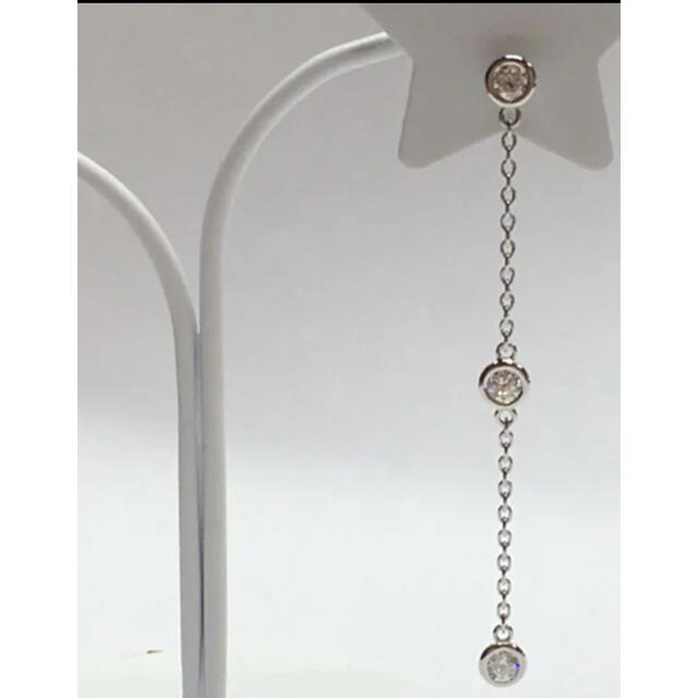 【メール便無料】 バイザヤードタイプ 0.30ct ダイヤモンド プラチナ ピアス 【メール便無料】 バイザヤードタイプ 0.30ct ダイヤモンド プラチナ ピアス