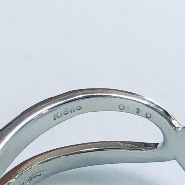 約15.5号　k18wg ダイヤモンドリング　 レディースのアクセサリー(リング(指輪))の商品写真
