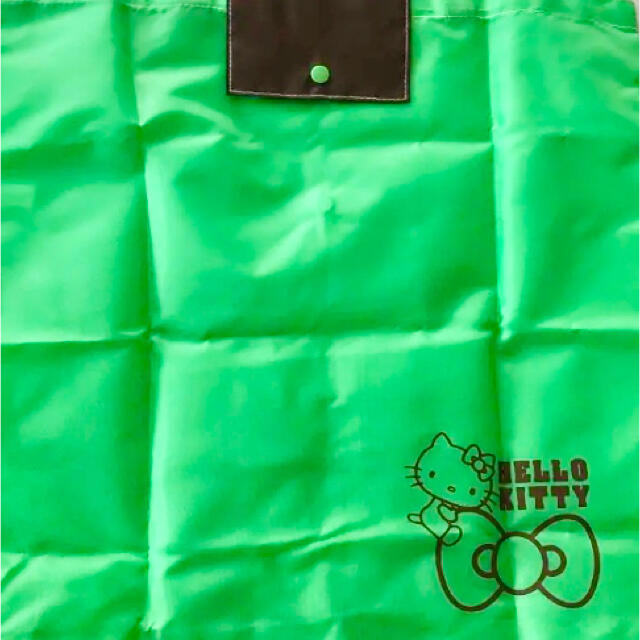 ハローキティ(ハローキティ)の❤️お取り引き決まりました　エコバッグ　ハローキティ　綺麗なグリーン　かわいい　 レディースのバッグ(エコバッグ)の商品写真