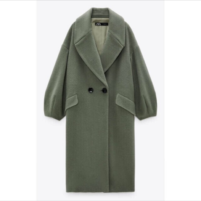 ZARA - ZARA 今季完売 ウールロングコートの通販 by もっち's shop