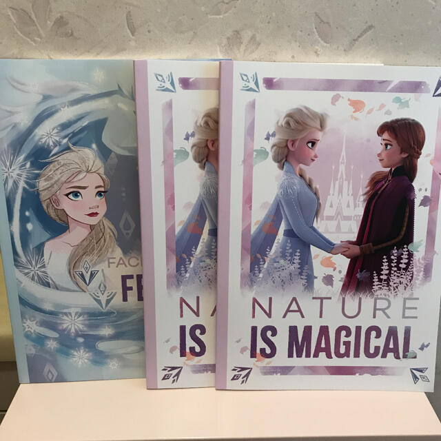 SUNSTAR(サンスター)の【Disney】アナと雪の女王　FROZEN Ⅱ    ノート3冊セット インテリア/住まい/日用品の文房具(ノート/メモ帳/ふせん)の商品写真