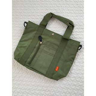 ビームス(BEAMS)のBEAMS ミリタリー カーキ ミニトートバッグ お弁当入れ お弁当袋(トートバッグ)