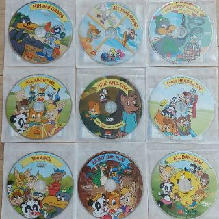 ディズニー(Disney)のDWE会員特典DVD≫9枚、ZippyズィッピーDVD(知育玩具)