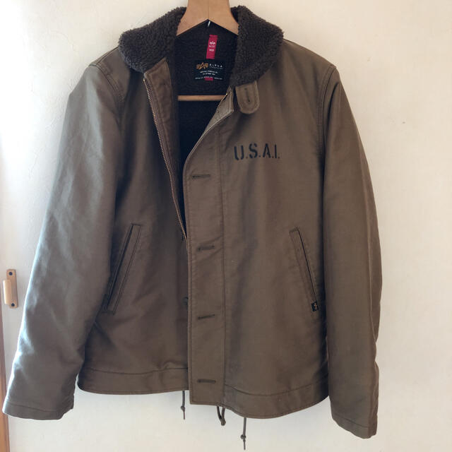 ALPHA INDUSTRIES(アルファインダストリーズ)のN-1 デッキジャケット 美品 アルファインダストリーズ メンズのジャケット/アウター(ミリタリージャケット)の商品写真