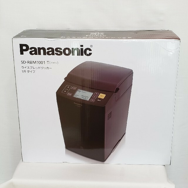 Panasonic(パナソニック)のPanasonic SD-RBM1001-T ライスブレッドクッカー 1斤タイプ スマホ/家電/カメラの調理家電(ホームベーカリー)の商品写真
