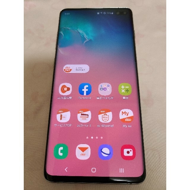 新品 Galaxy S10+(S10プラス) プリズムブラック au版 最終値下