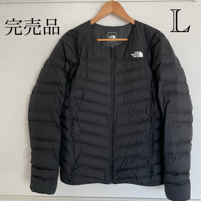 希少ブラックL>ザノースフェイス サンダーラウンドネックジャケット