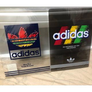 アディダス(adidas)のadidas 下敷き　2枚(ノート/メモ帳/ふせん)