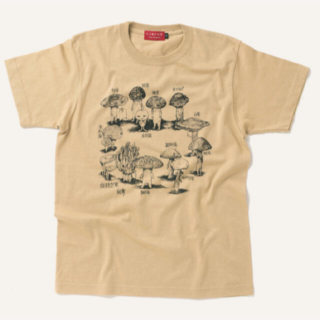 AHCAHCUM.muchacha(アチャチュムムチャチャ)のヒグチユウコ　サーカス　きのこ　Tシャツ　M レディースのトップス(Tシャツ(半袖/袖なし))の商品写真