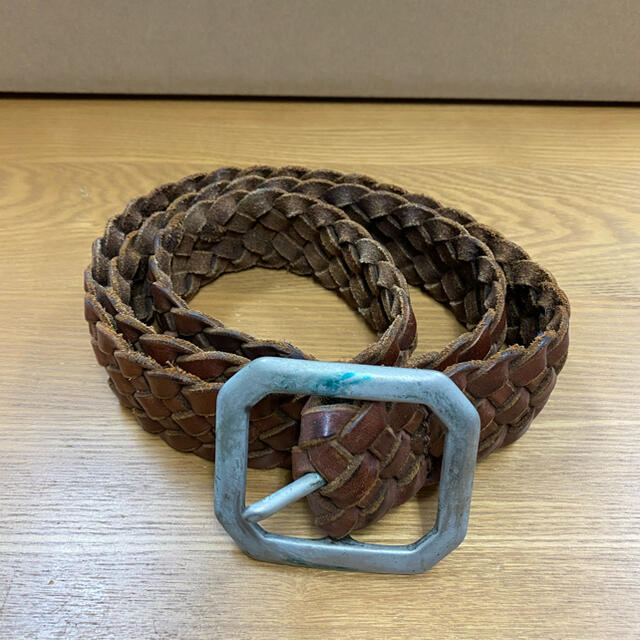 ダブルアールエル レザーベルト稀少品-