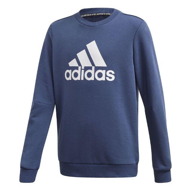 adidas(アディダス)のまぁ様専用140 ★ adidas キッズ トレーナー GSV86 インディゴ キッズ/ベビー/マタニティのキッズ服男の子用(90cm~)(Tシャツ/カットソー)の商品写真