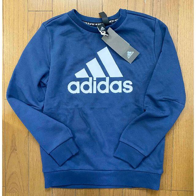 adidas(アディダス)のまぁ様専用140 ★ adidas キッズ トレーナー GSV86 インディゴ キッズ/ベビー/マタニティのキッズ服男の子用(90cm~)(Tシャツ/カットソー)の商品写真