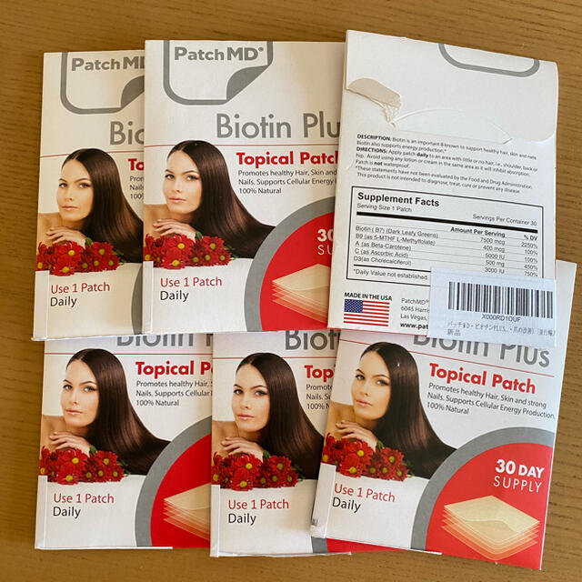 パッチMD Ｂiotin  Ｐlus  6パック