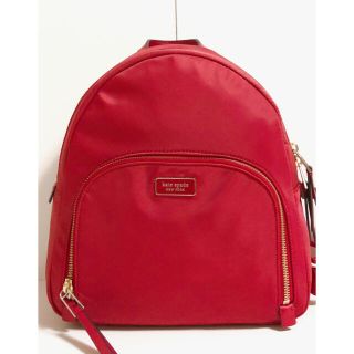 ケイトスペードニューヨーク(kate spade new york)の☆超美品☆送料無料☆Katespadeケイトスペードリュックサック☆レッド☆(リュック/バックパック)