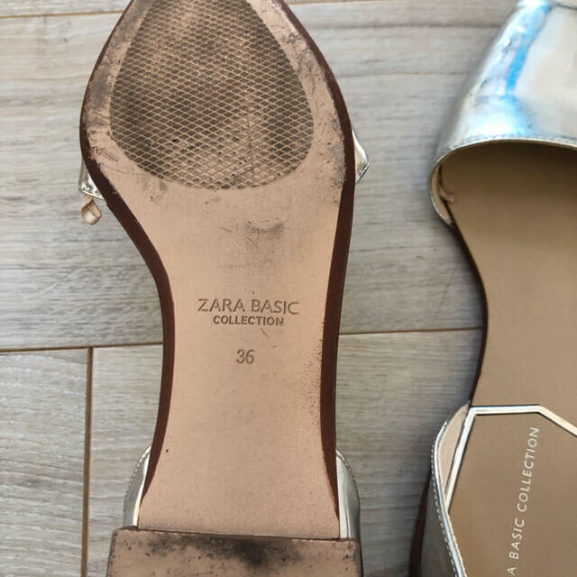 ZARA(ザラ)の【こっこ様専用】ZARA フラットパンプス レディースの靴/シューズ(ハイヒール/パンプス)の商品写真