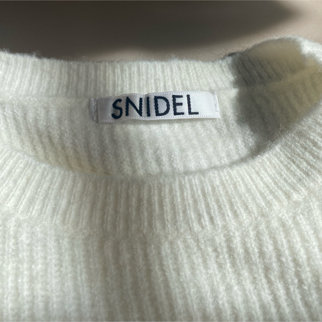 snidel ディフォーメーションニット