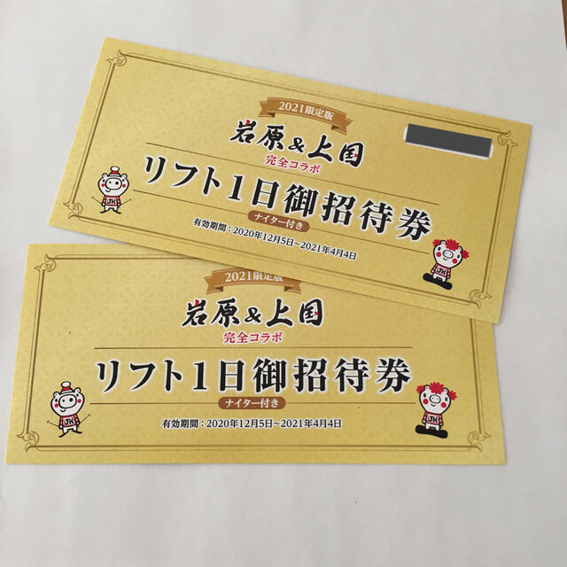大特価!!】 リフト1日ご招待券 ウィンタースポーツ