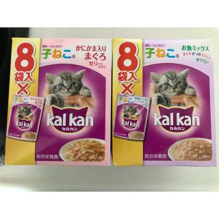 【ちゃとらん様専用】kal kan 子猫用フード33袋(ペットフード)