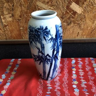 波佐見焼　白山窯　花瓶　新品(花瓶)