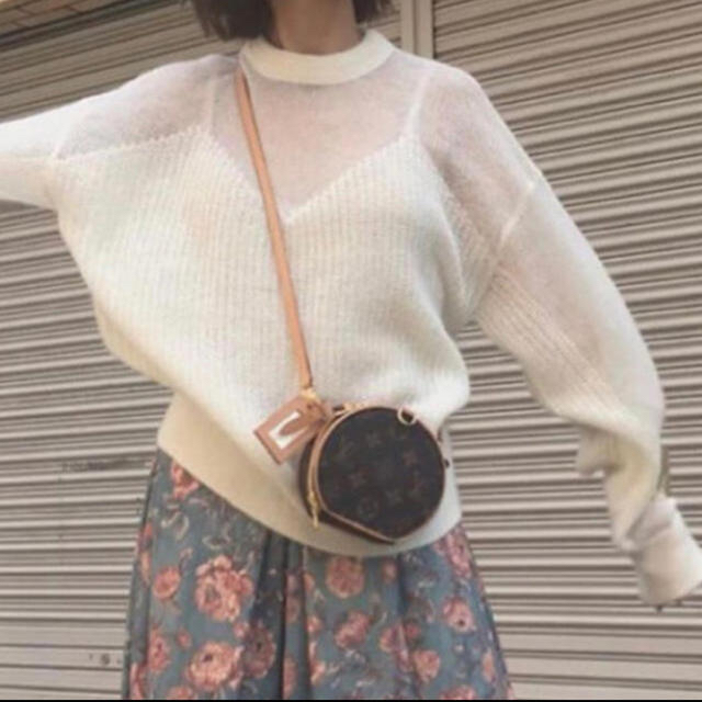 Ameri VINTAGE(アメリヴィンテージ)のBUSTIER PATTERN KNIT SET    レディースのトップス(ニット/セーター)の商品写真