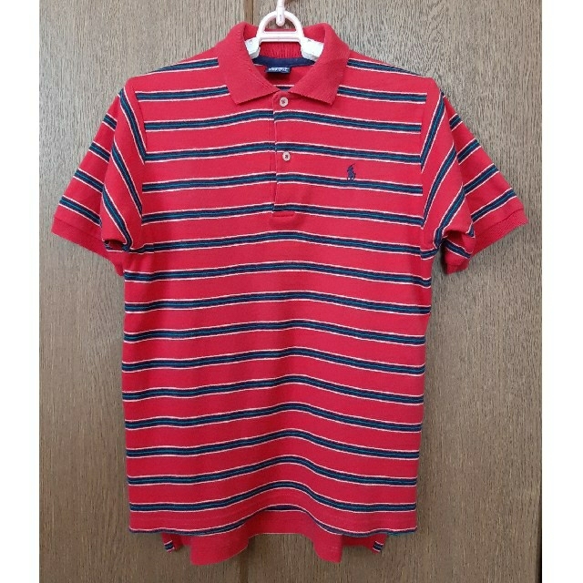 POLO RALPH LAUREN(ポロラルフローレン)のUSED ☆ Ralph Lauren ラルフローレン　赤ポロシャツ レディースのトップス(ポロシャツ)の商品写真