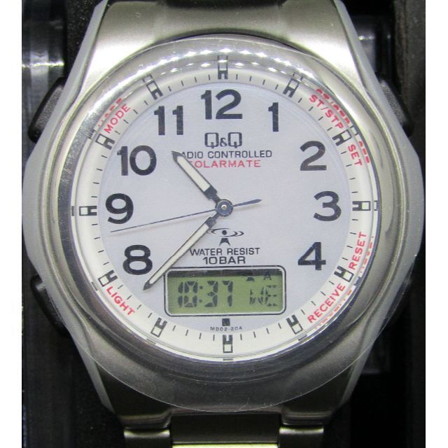 CITIZEN(シチズン)のCITIZEN腕時計　電波 ソーラー 防水 日付 メタルバンド  メンズの時計(腕時計(デジタル))の商品写真