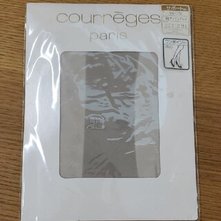 クレージュ(Courreges)のCourreges  クレージュストッキング M〜L サンドルグレイ(タイツ/ストッキング)