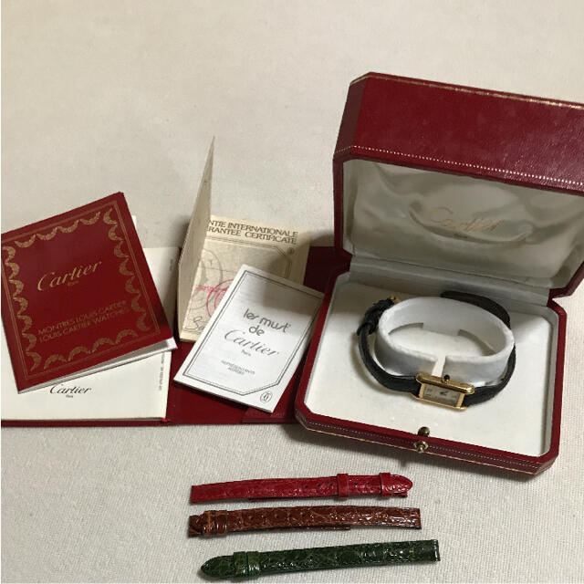 Cartier カルティエ タンク 腕時計 K18YG