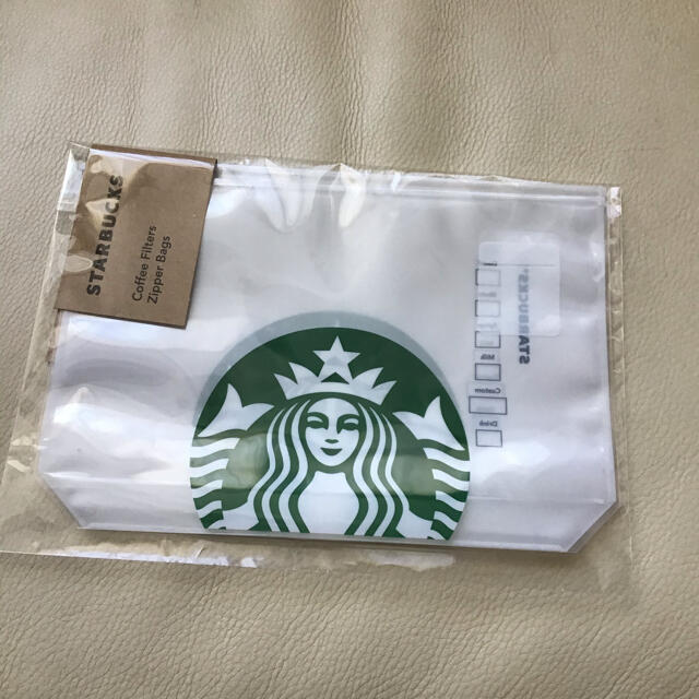 Starbucks Coffee(スターバックスコーヒー)のスターバックス　コーヒーフィルタージッパーバッグ　新品未開封 インテリア/住まい/日用品のキッチン/食器(収納/キッチン雑貨)の商品写真