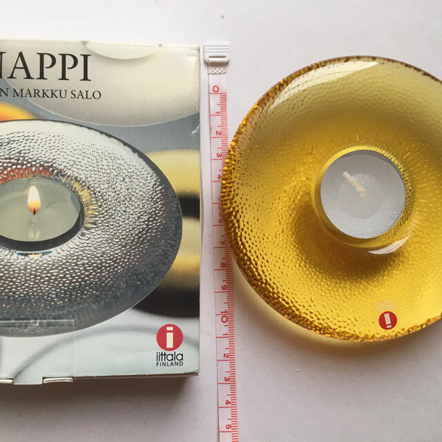 イッタラ iittala キャンドルホルダー NAPPI イエロー