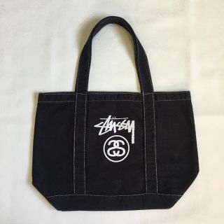 ステューシー(STUSSY)のSTUSSY(ステューシー)トートバックブラック(黒)トートエコバッグ(トートバッグ)