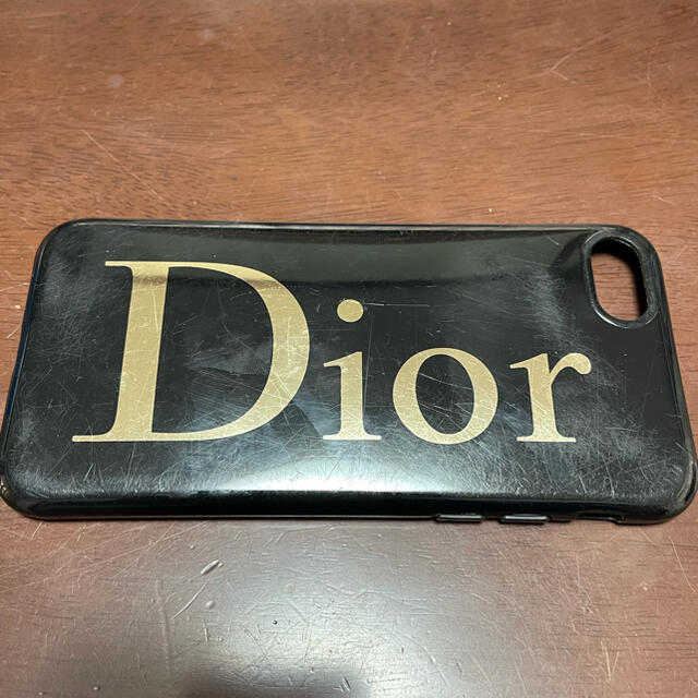 iPhone8 ケース　Dior  ブラック