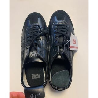 オニツカタイガー(Onitsuka Tiger)のオニヅカタイガー　黒　スニーカー　ビジネス　カジュアル　26.5 新品未使用品(スニーカー)