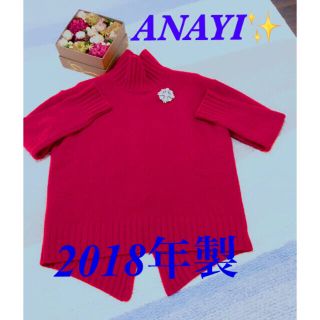 ANAYI アナイ????最終SALE✨美品【紡毛ウール100ハイネックニット36】