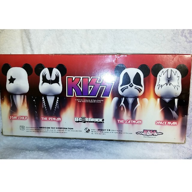 KISS ベアブリックフィギュア未開封 メディコムトイBE@RBRICK-eastgate.mk